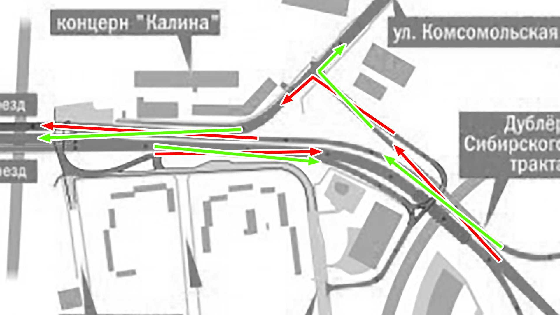 Схема новой развязки у калины екатеринбург