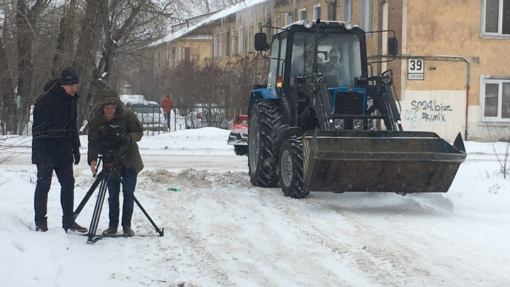 Снежный Красноярск оказался на кадрах нового фильма «Ёлки» вместо Нижнего Новгорода и Москвы