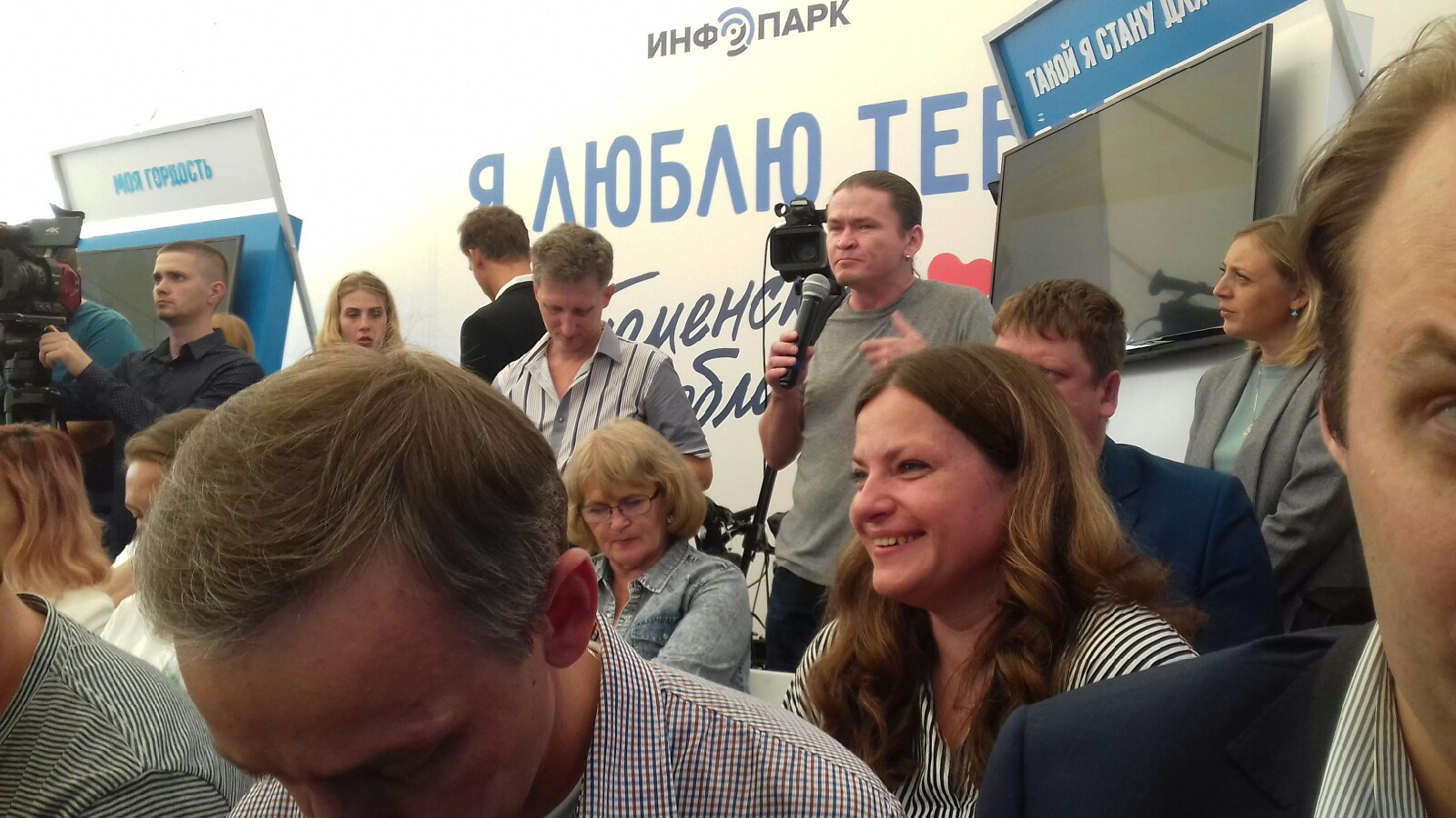 Вопрос про «Медгород» прозвучал от журналиста Михаила Калянова Вопрос про «Медгород» прозвучал от журналиста Михаила Калянова
