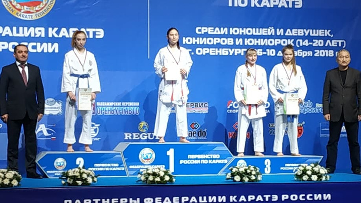 Два парня и девушка из Свердловской области стали призерами первенства России по карате