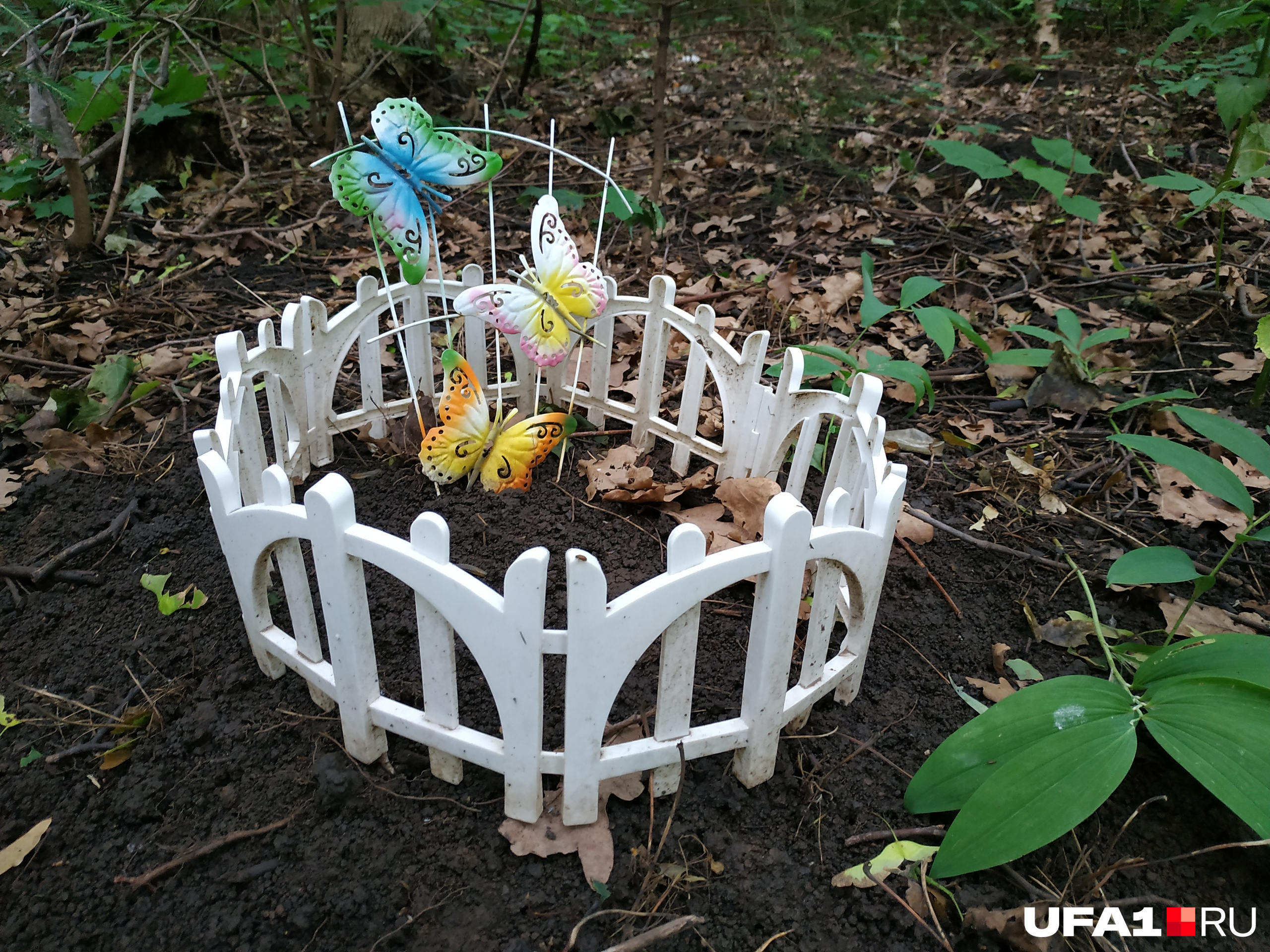 А здесь есть и самая настоящая ограда А здесь есть и самая настоящая ограда