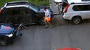 За один день в Красноярске во дворах на глазах родителей сбили двоих детей