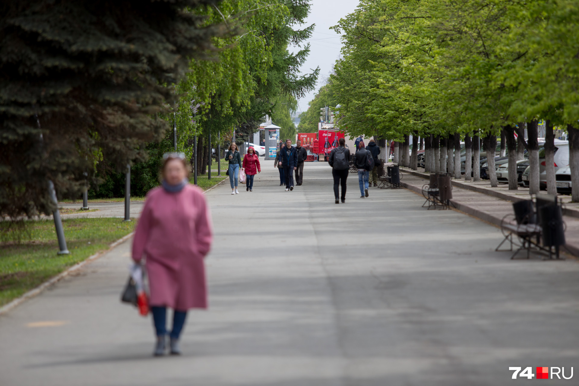 Бульвар на проспекте Ленина обещают сделать ещё более удобным и приятным для прогулок