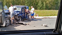 «Встали в мёртвую пробку»: два человека погибли в лобовом ДТП на трассе Новосибирск — Барнаул