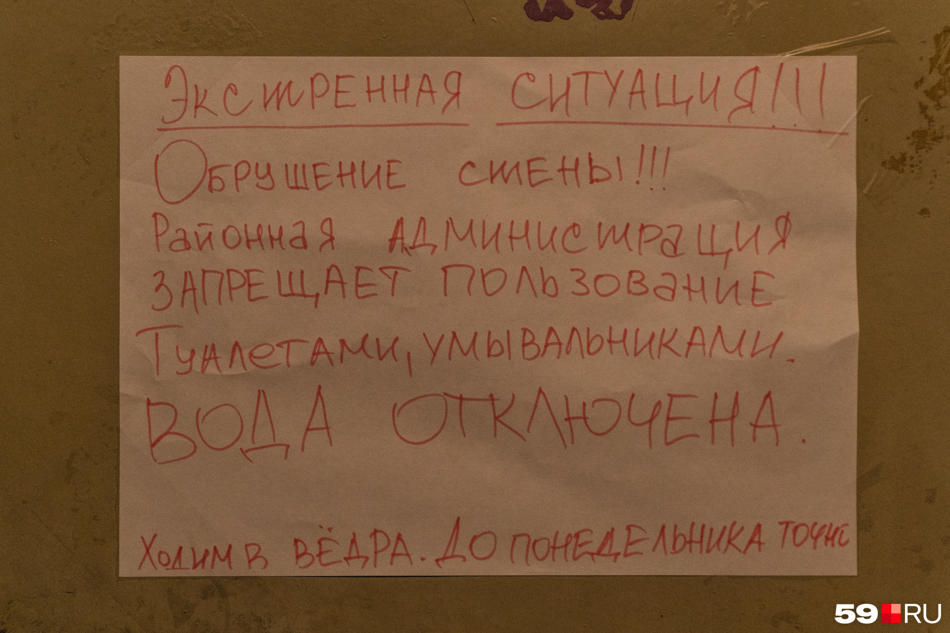 Такое объявление висит на всех туалетах Такое объявление висит на всех туалетах