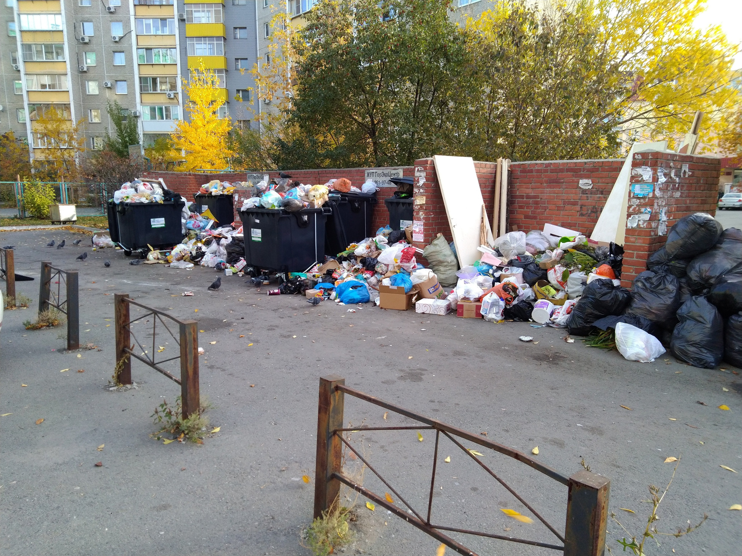 Челябинск утопает в мусоре уже почти месяц Челябинск утопает в мусоре уже почти месяц