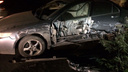 ДТП на Мочищенском шоссе: водитель японского седана после аварии убежал в лес