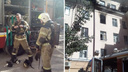 В Ростове из-за пожара эвакуировали жилой дом на Мечникова