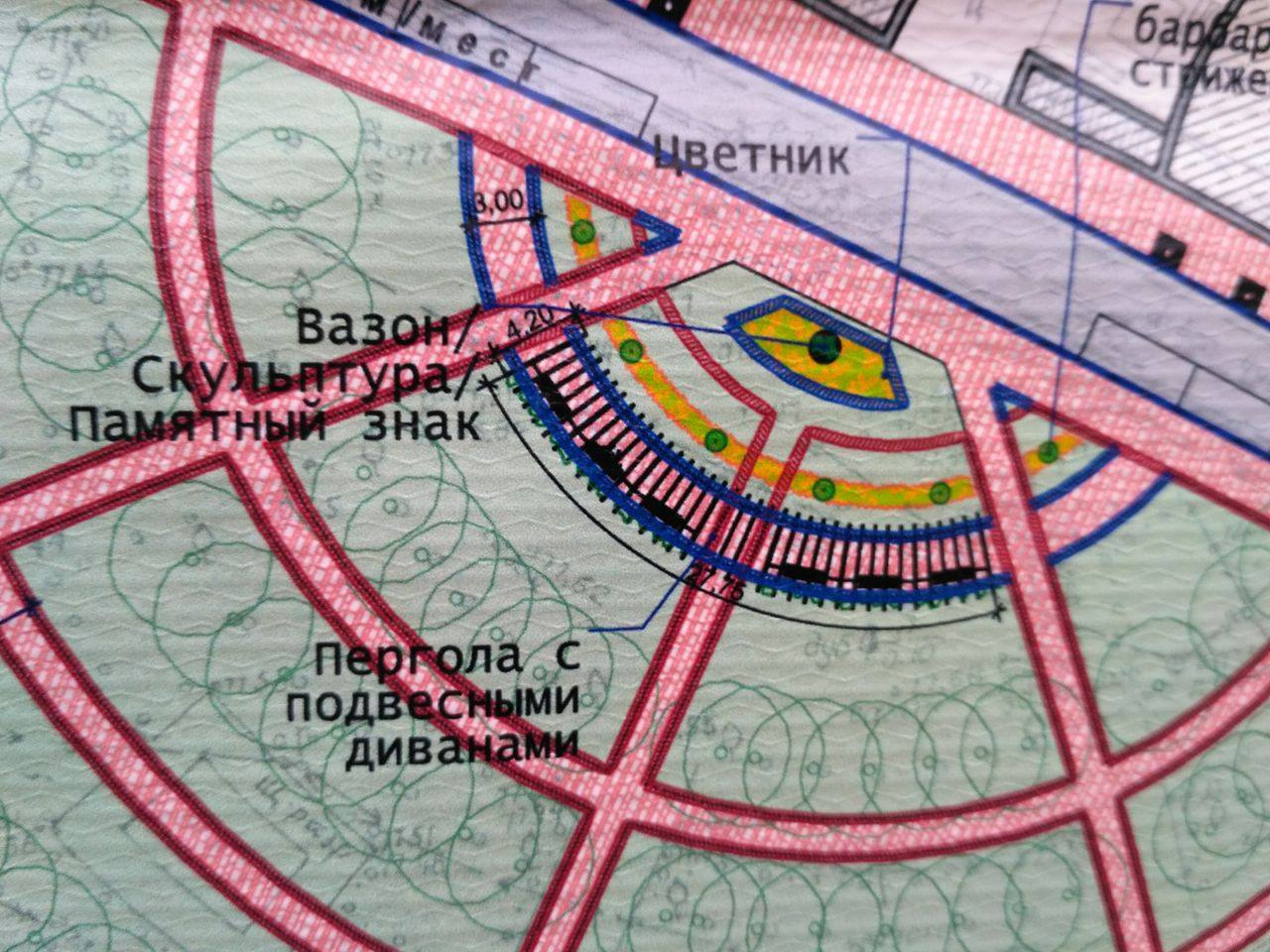 План реконструкции площади Киселева