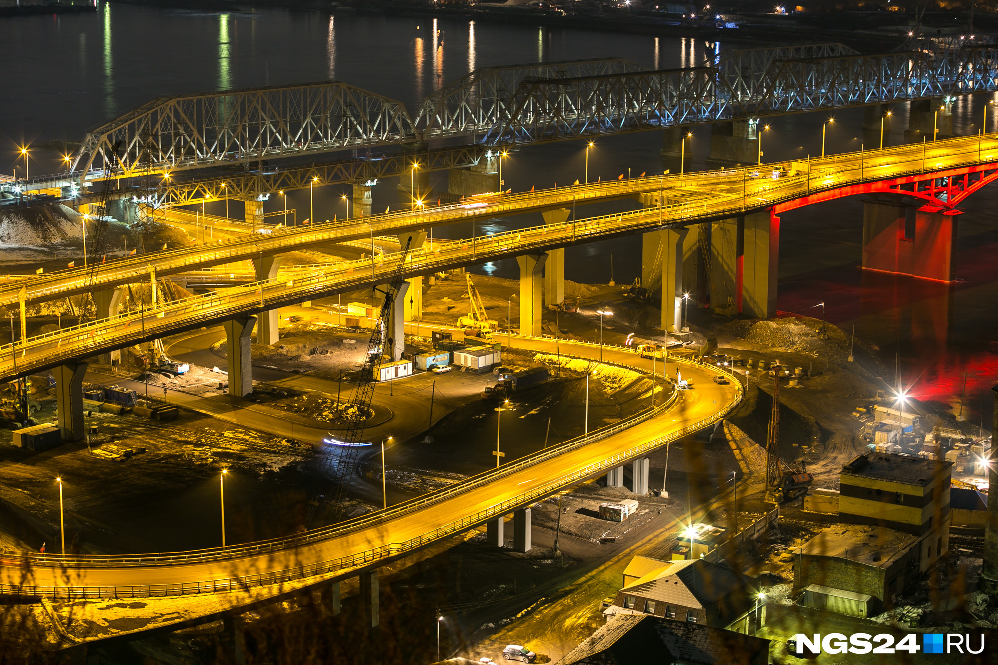 Запуск четвертого моста через Енисей с Волочаевской развязкой обошелся бюджету примерно в 30 миллиардов рублей