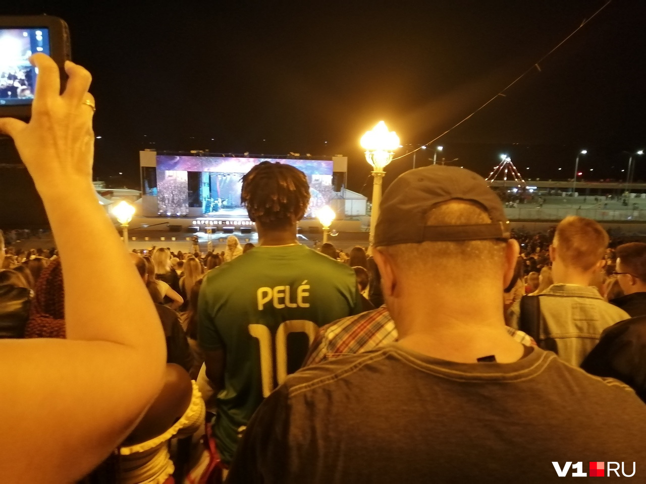 Фанат легендарного бразильца на Дне города