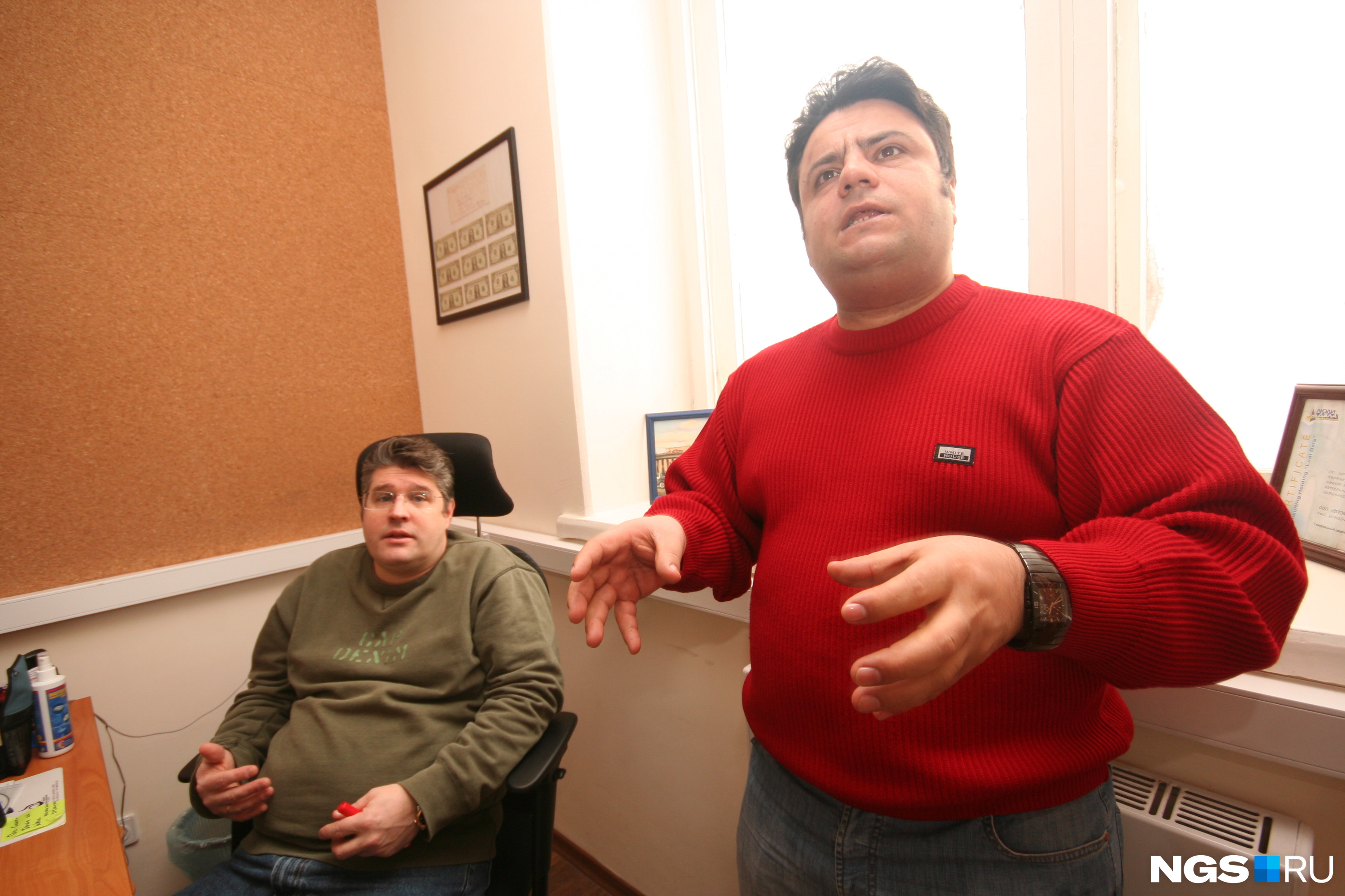 Кристофер Тара-Браун и Анвар Пириев в 2008 году