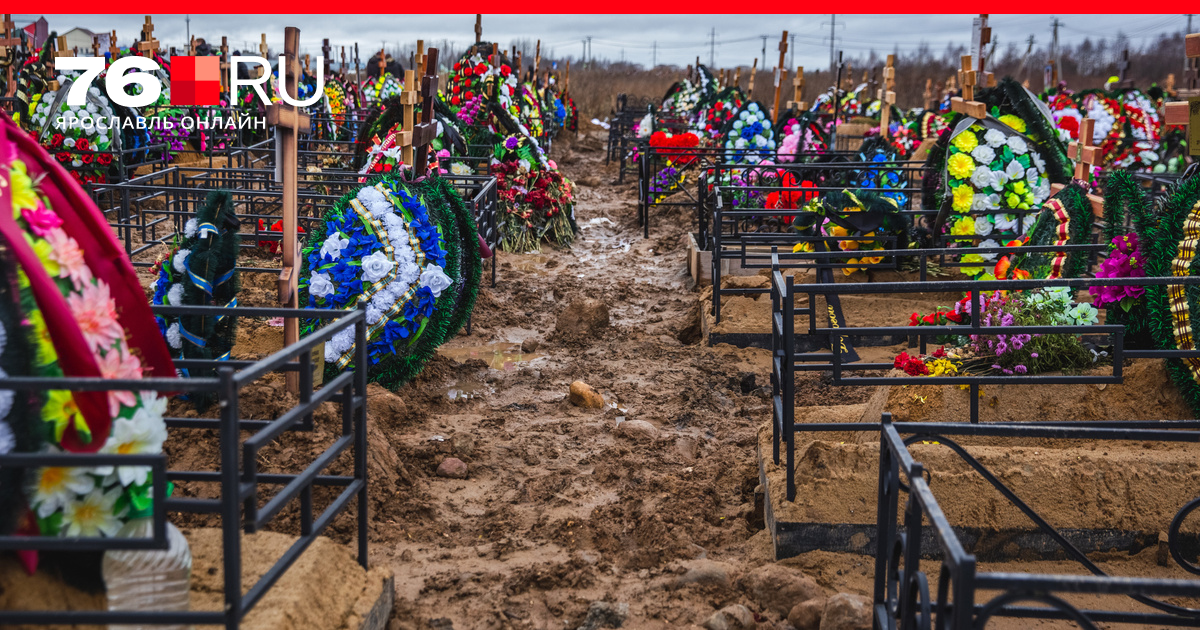 Новый сектор Осташинского кладбища в Ярославле затопило: организация ...