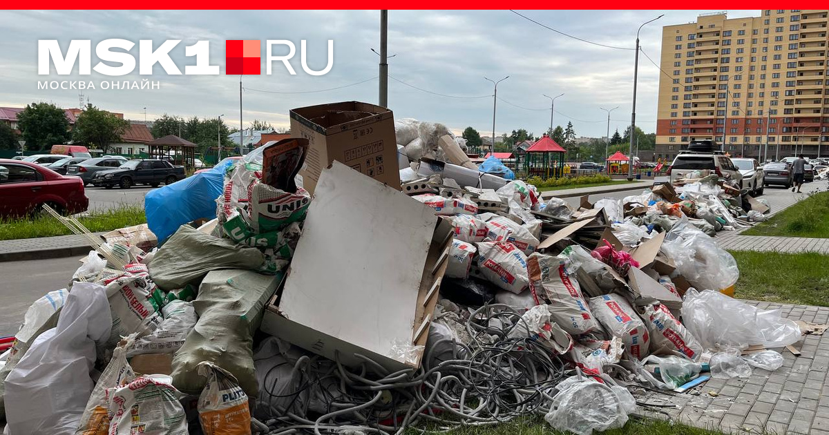 Улицы подмосковного города Домодедово утопают в мусоре: фоторепортаж ...