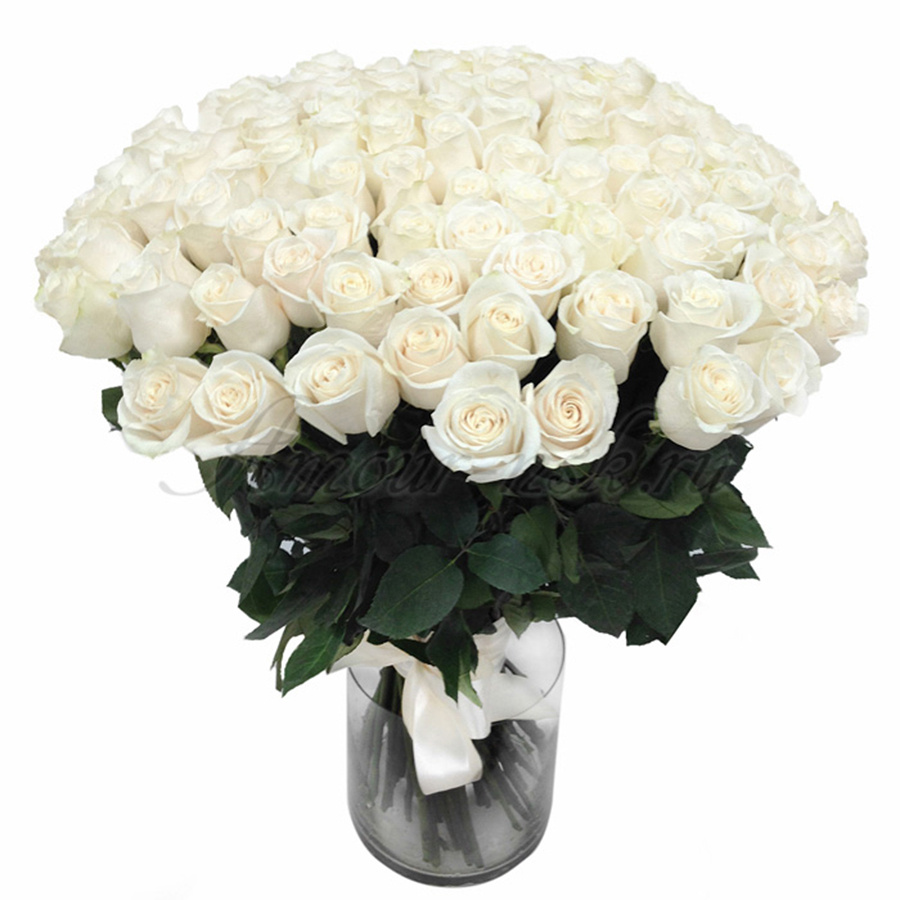 Букет из <b>101 розы (50, 60, 70 см):</b> 5900 / 6900 / 7900 руб.