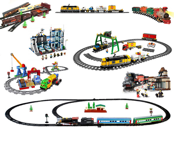 Из железных дорог (торговых марок Fenfa, Brio, LEGO и других) можно построить Транссибирскую магистраль, в крайнем случае — «трансквартирную»