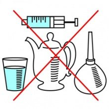 Не используйте для промывания носа спринцовку, чайник, шприц и другие подручные приспособления. Все это может вызвать серьезные травмы носовой перегородки