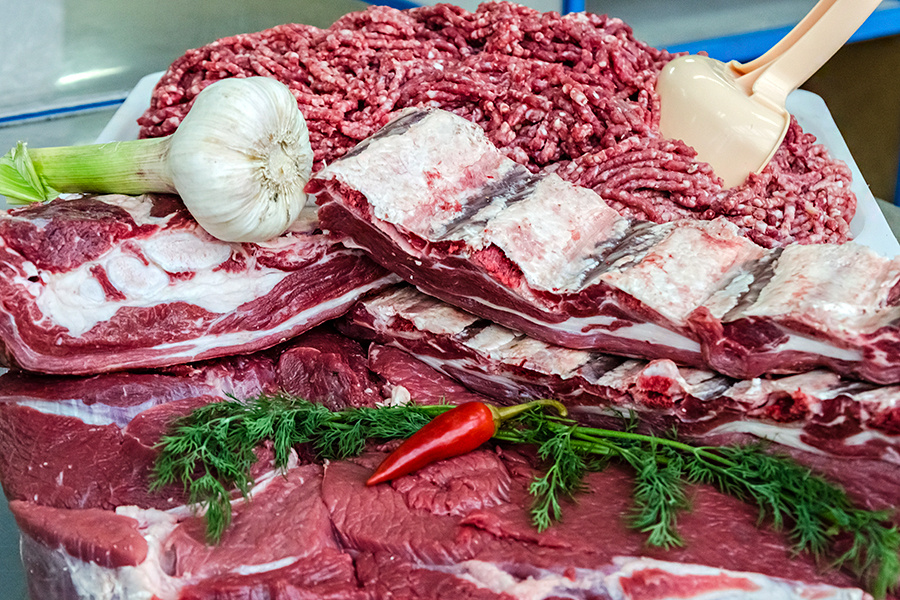 Филе говядины — 400 руб./кг…