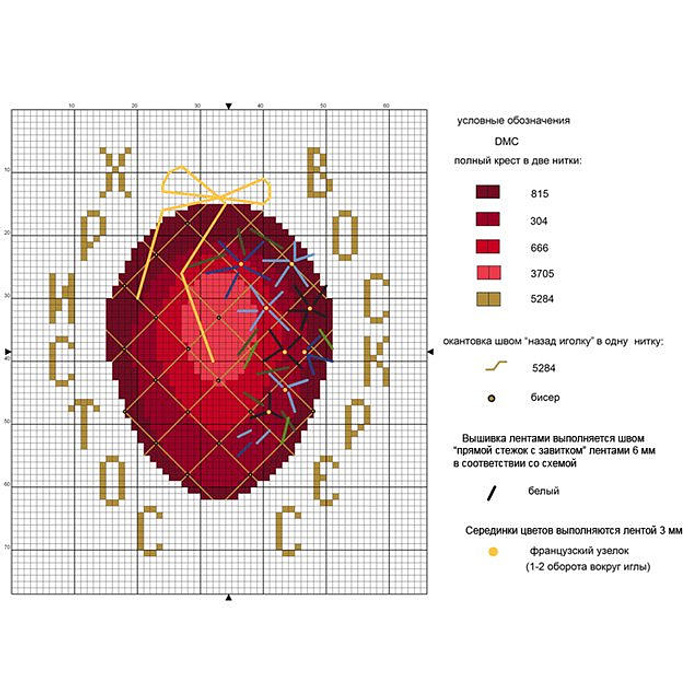 Схема тематика. Схемы яиц для вышивания крестиком с указанием цветов. Обозначение на канве для вышивки бисером. Условные обозначения Вышивание бисером. Обозначены в схеме вышивки бисером.