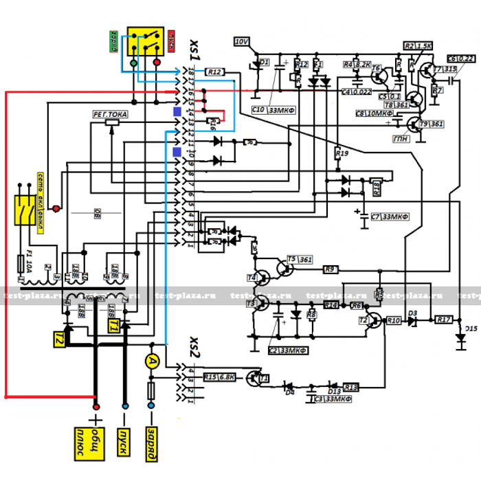 Зарядно пусковое устройство схема зп 01 схема