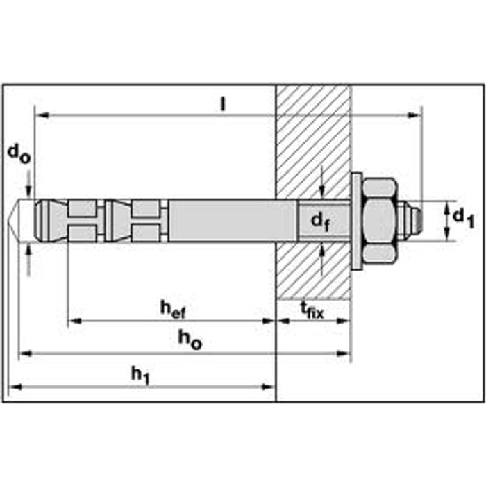 Чертеж анкерный болт dwg