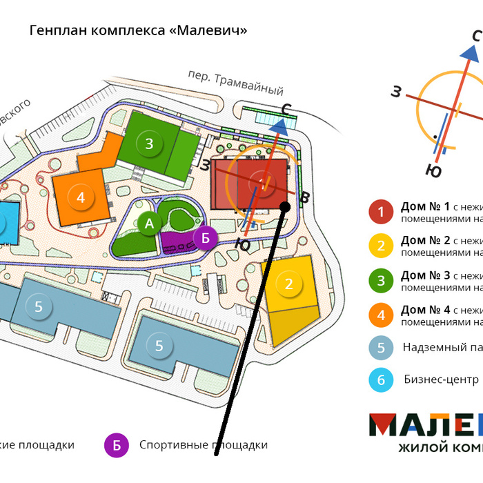 Парк малевич схема