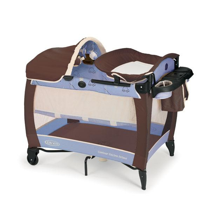 Манеж кровать graco deluxe contour electra deluxe