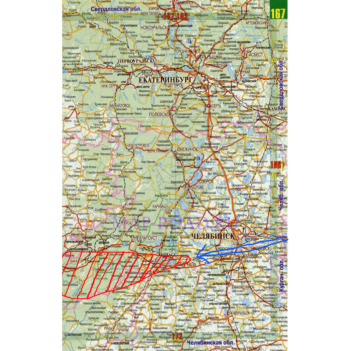 Карта дорог челябинской области с городами и поселками и расстояниями