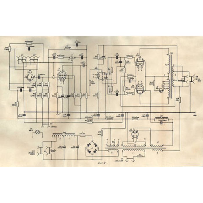 Ламповый усилитель кинап схема