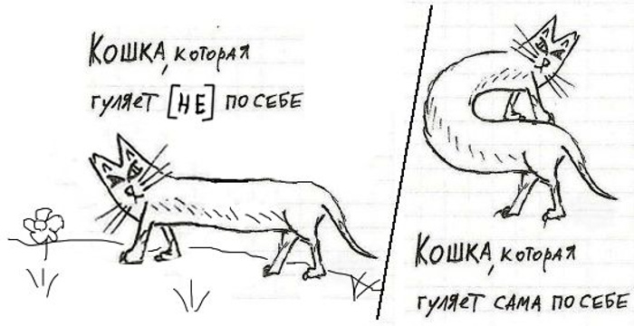 Кошка которая гуляет сама по себе пересказ