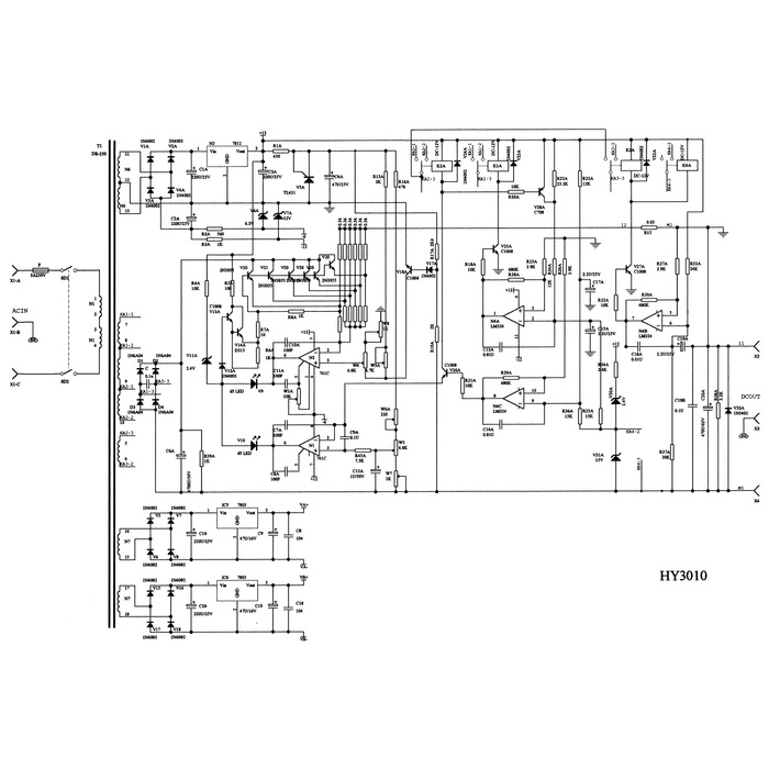 Mastech hy3050e схема