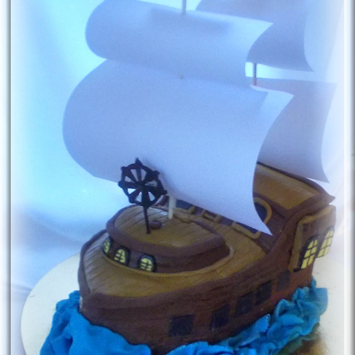 Замок любви торт корабль