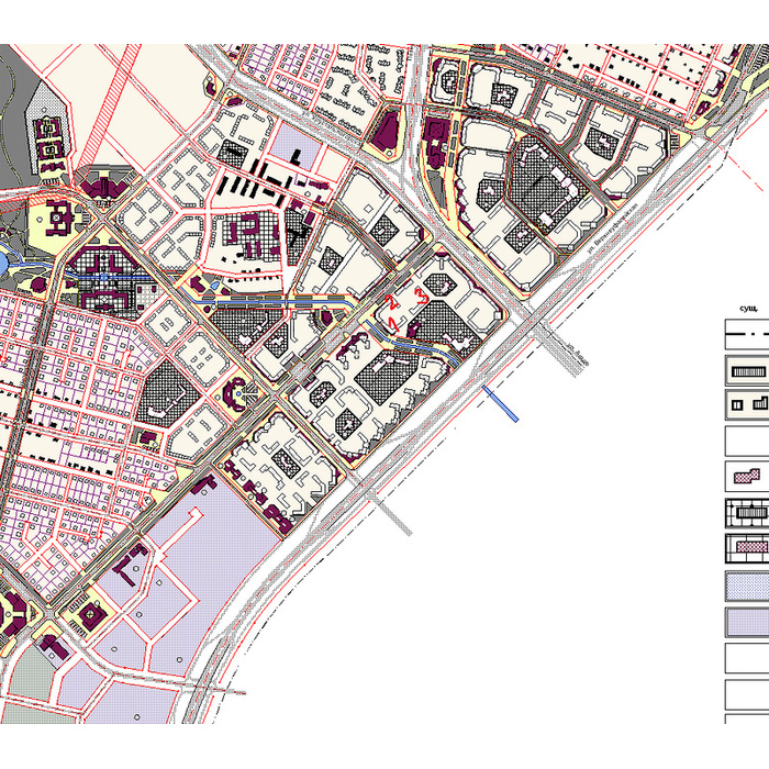 План застройки широкая речка