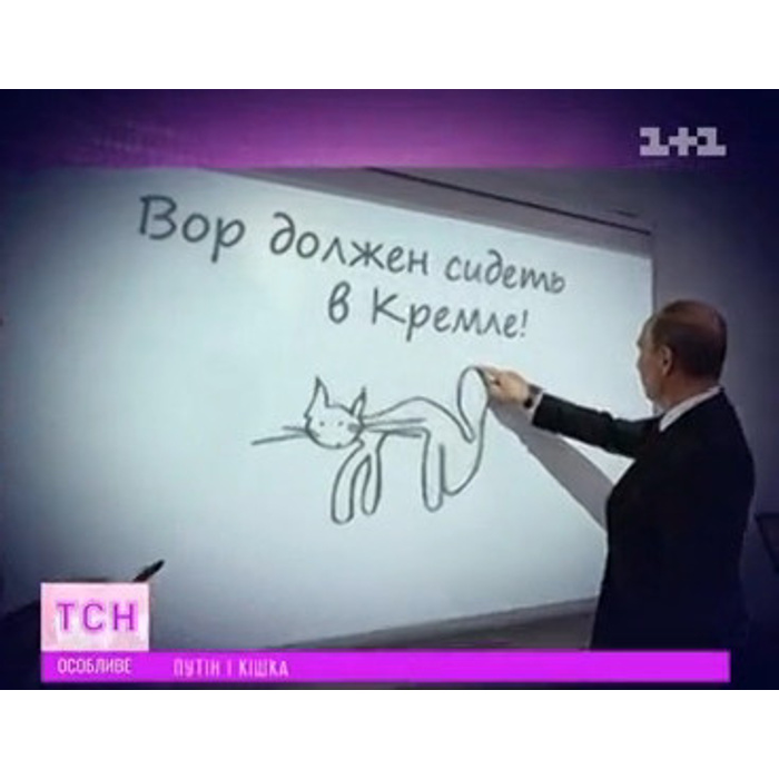 Кот нарисовал путин