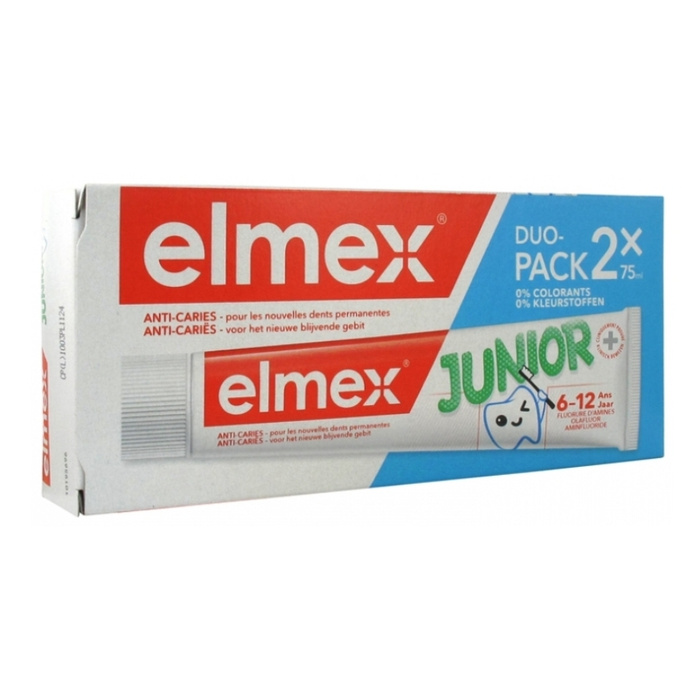 Elmex junior 6 12. Зубная паста Элмекс Юниор. Зубная паста 2д.