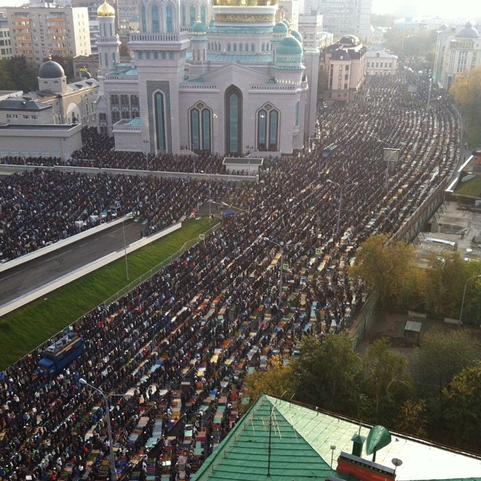 Мусульмане в москве фото