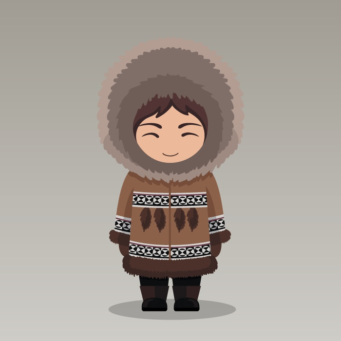 Эскимос картинка для детей на прозрачном фоне