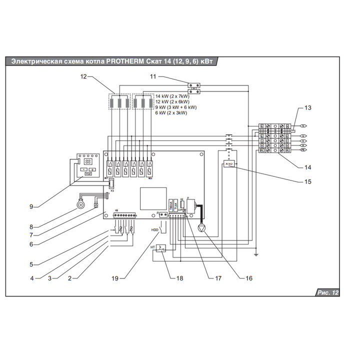 Как включить котел протерм. Электрокотел Protherm Скат 14 КВТ Эл схема. Котел Протерм схема электрическая. Плата Протерм Скат 12 КВТ схема.