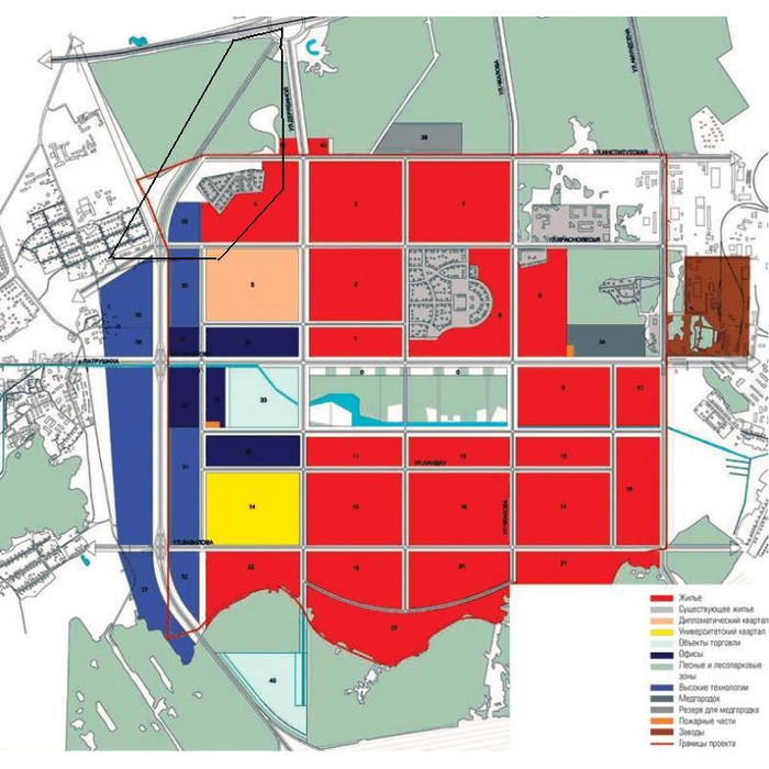План застройки академического района москвы