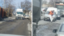 Начать ремонт улицы Нозадзе пообещали в конце марта — дорогу разбила техника, строящая водовод для Донбасса