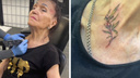 «На шее — чтобы было заметно»: <nobr class="_">82-летняя</nobr> сибирячка набила сразу две татуировки — она сделала это впервые