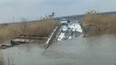Единственный мост смыло: под Волгоградом хутора оказались отрезаны от цивилизации из-за паводка
