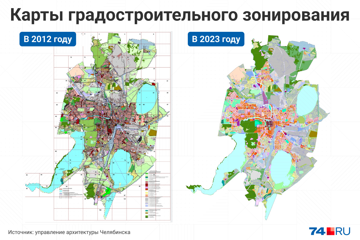 Карта застройки ленинского района