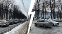 «Выбирайте, как объехать улицу»: из-за пожара в «сталинке» в центре Ярославля собирается пробка