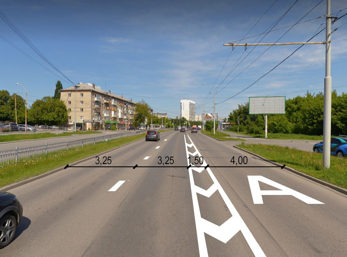 На адски загруженной улице Екатеринбурга предложили продлить выделенки для автобусов: карта