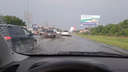 Море по колено: на Московском шоссе ливневки не справились с дождем