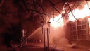 Под Таганрогом загорелась столовая детского оздоровительного центра — видео