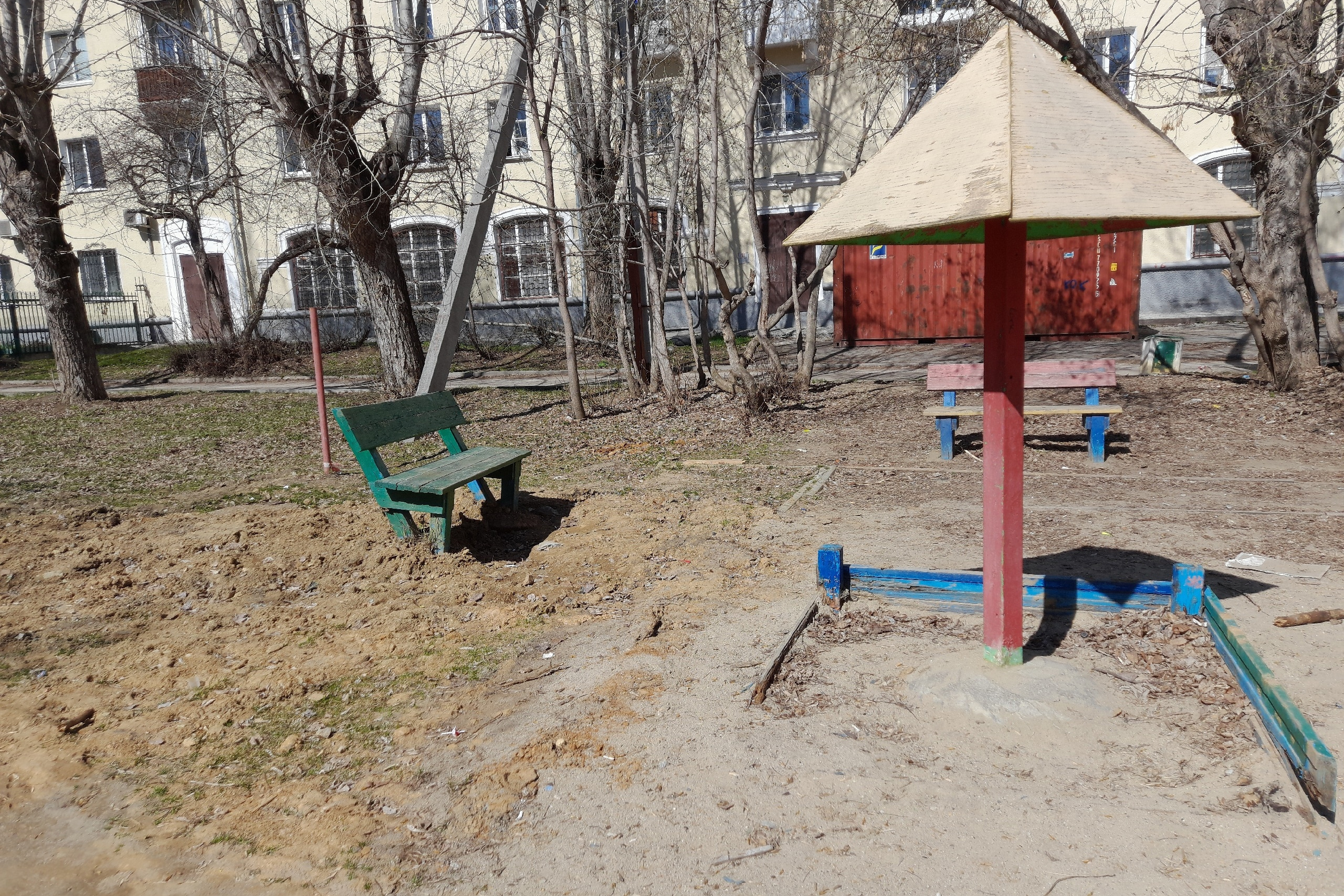 Выбор места для детской площадки