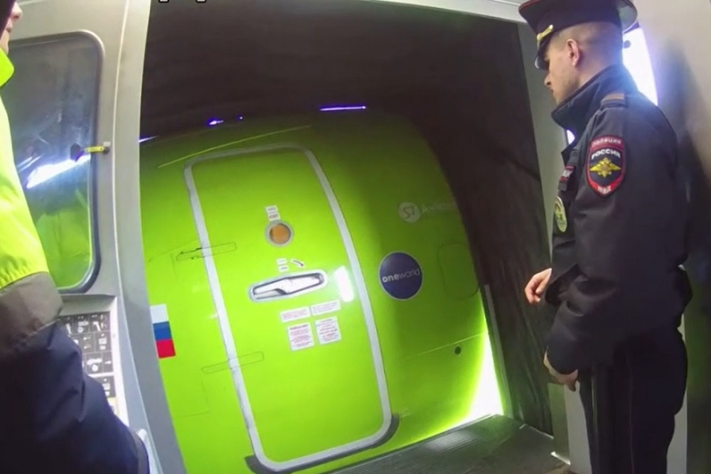 Полиция встретила самолёт из Читы в Толмачёво из-за курившего пассажира