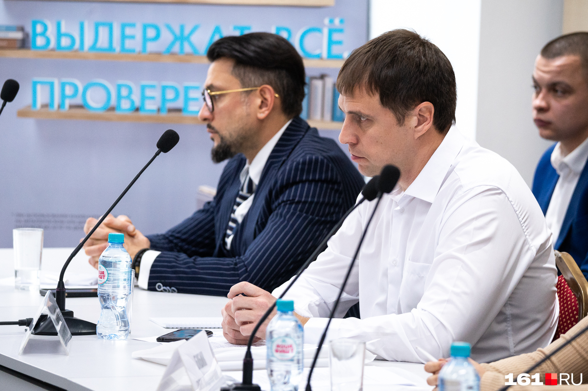 Председатель правления АСО «Комстрой» Станислав Цвиренко и гендиректор компании «Жилстрой» Николай Борисов Председатель правления АСО «Комстрой» Станислав Цвиренко и гендиректор компании «Жилстрой» Николай Борисов